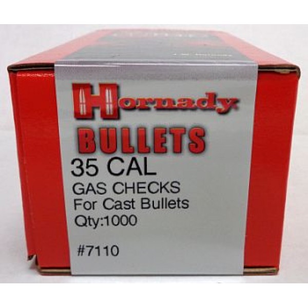 35 Cal Gas Checks, Hornady 1000